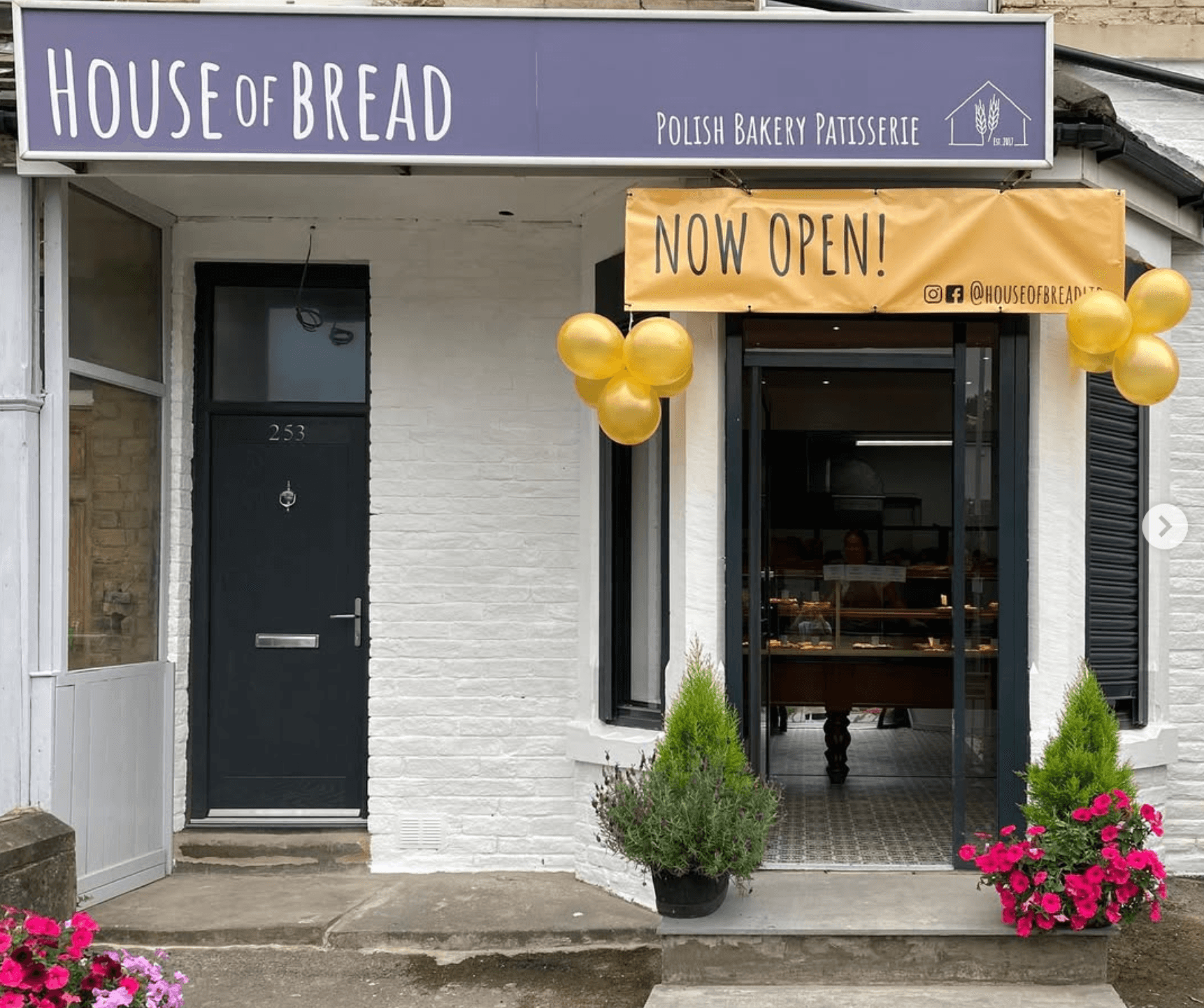 House of Bread — exterior view on Bradford Road in Shipley